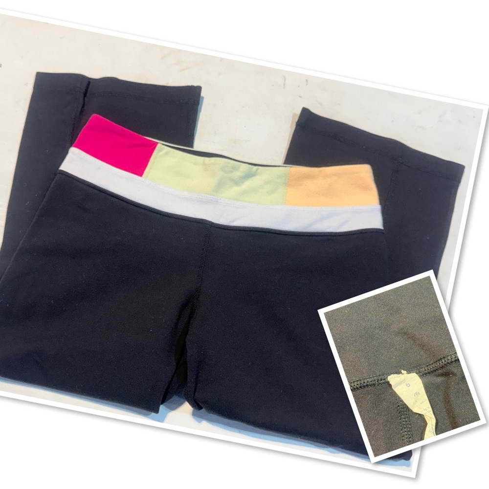 Lululemon sz 6 Groove crops